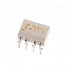 6N136 8 Pin Transistor OptoIsolator