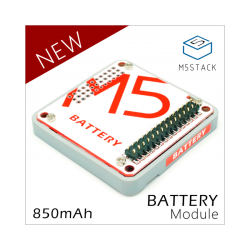M5Stack Battery Module For Arduino ESP32 Core Development Kit Capacity 850mAh Stackable IoT Development Board