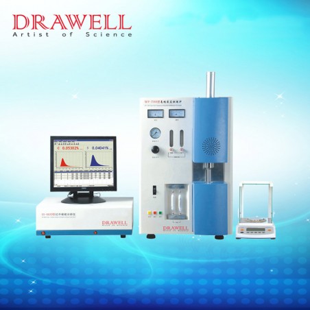 Analyseur de carbone et de soufre infrarouge à haute fréquence de type DW-CS-8820