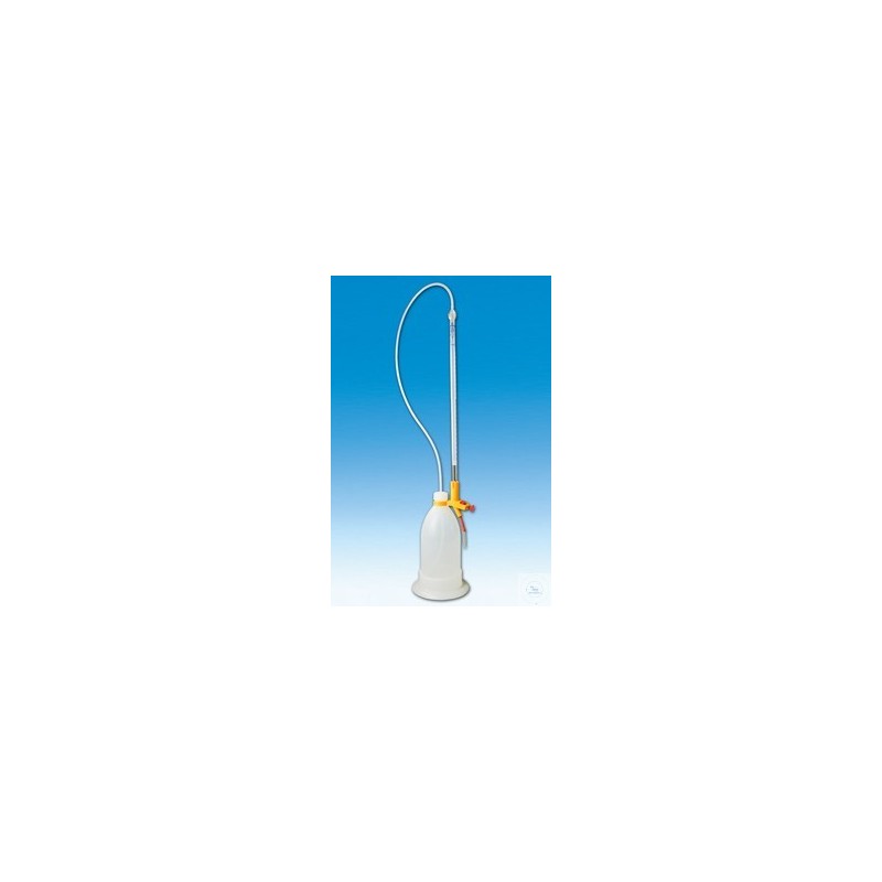 Burette Burette automatique Schilling classe B blanc gradué teinté ambre