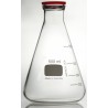 Fiole Erlenmeyer avec anneau verseur de sécurité