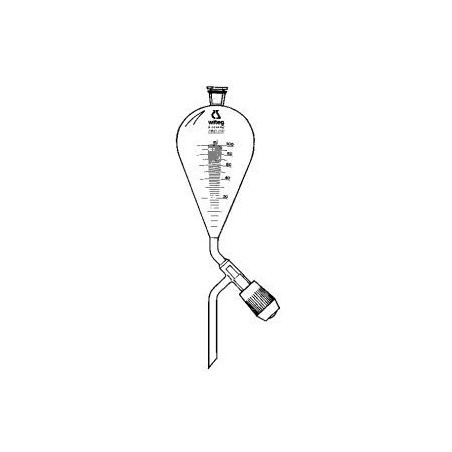 Ampoules à décanter Ampoules à décanter DIN ISO 4800 conique avec bouchon gradué