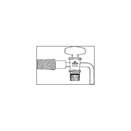 Robinet de vidange pour bouteille de clarification NS29 B:8mm