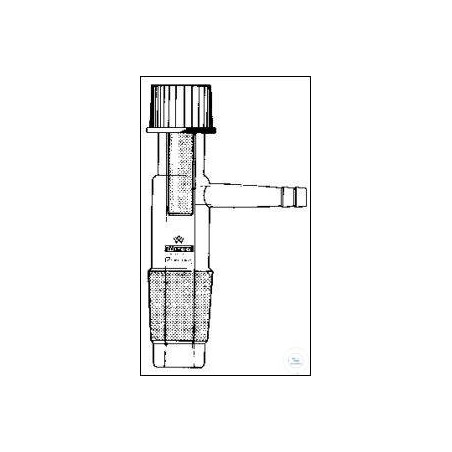 Guide d'agitation avec chemise de refroidissement Insert en PTFE