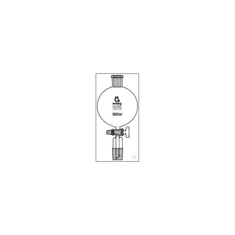 Entonnoir compte-goutte fond rond 50ml non gradué