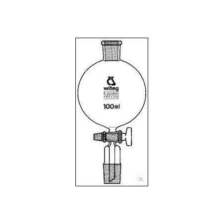 Entonnoir compte-goutte fond rond 250ml non gradué