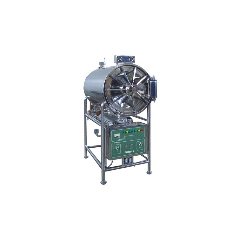 Stérilisateur à vapeur à pression cylindrique horizontale FSF-YDC