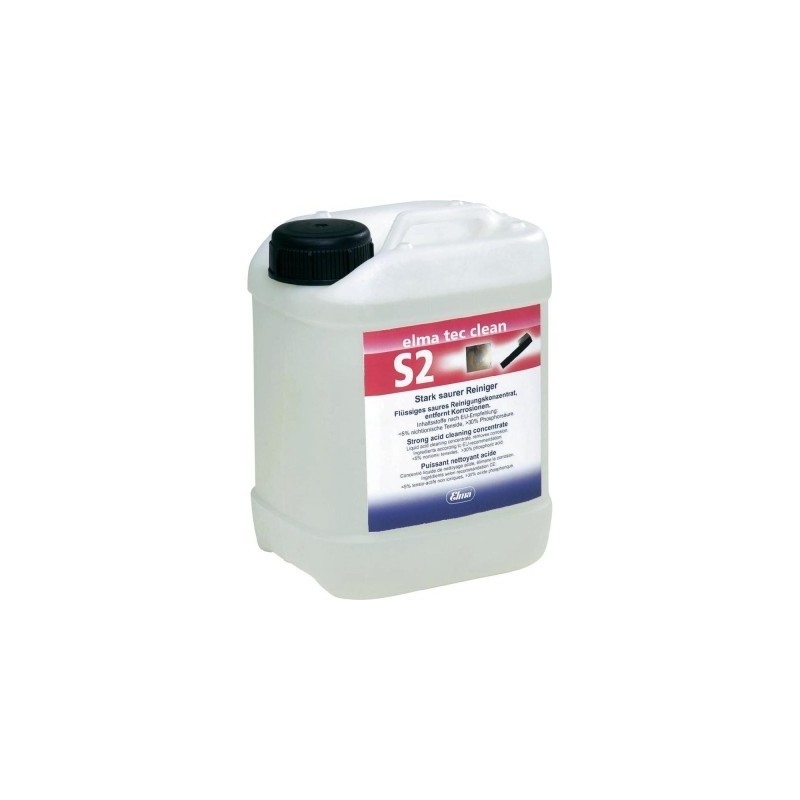 ELMA CLEAN S2 Désoxydant Acide Phosphorique, Corrosion Et Calcaire - 2,5L