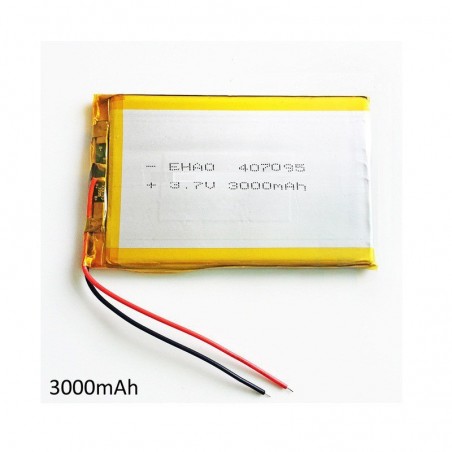 BATTERIE Lipo 3.7V 3000mAh