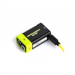 Batterie LiPoly USB Rechargeable 9V 400mAh USB