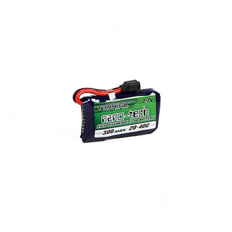 Batterie Nano-Tech 300mAh 3.7V 20~40C Lipo Pack