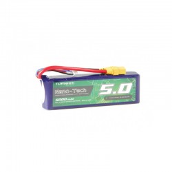 Batterie Turnigy Nano-Tech Plus 5000mAh 3S 70-140C Lipo Pack W/XT90