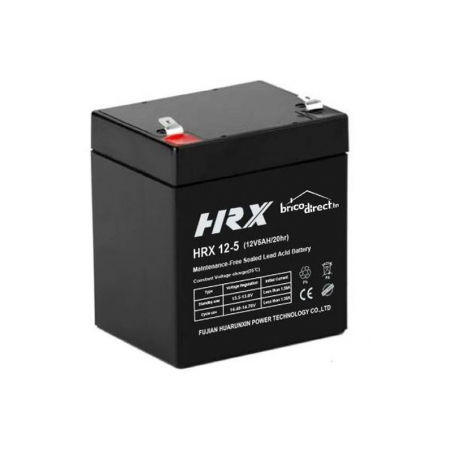 BATTERIE PLOMB AGM HRX 12V 5AH