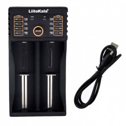 Chargeur USB Smart Lii-202 5V 2A Pour Batteries 18650/26650/16340/14500