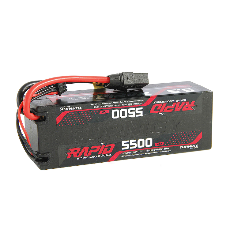 Batterie Rapid Turnigy 5500mAh 3S 2P 140C Lipo Pack XT90