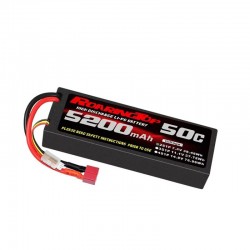 Batterie Lipo 5200mAh 2S 7.4V 50C Avec Dean Connector/T Plug