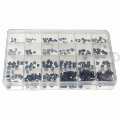 KIT BOUTONS POUSSOIRS 25 TYPES (250ps)