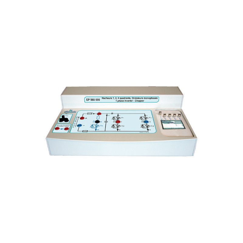 Onduleur monophasé, hacheur 1, 2, 4 quadrants, 1,5/3 kW